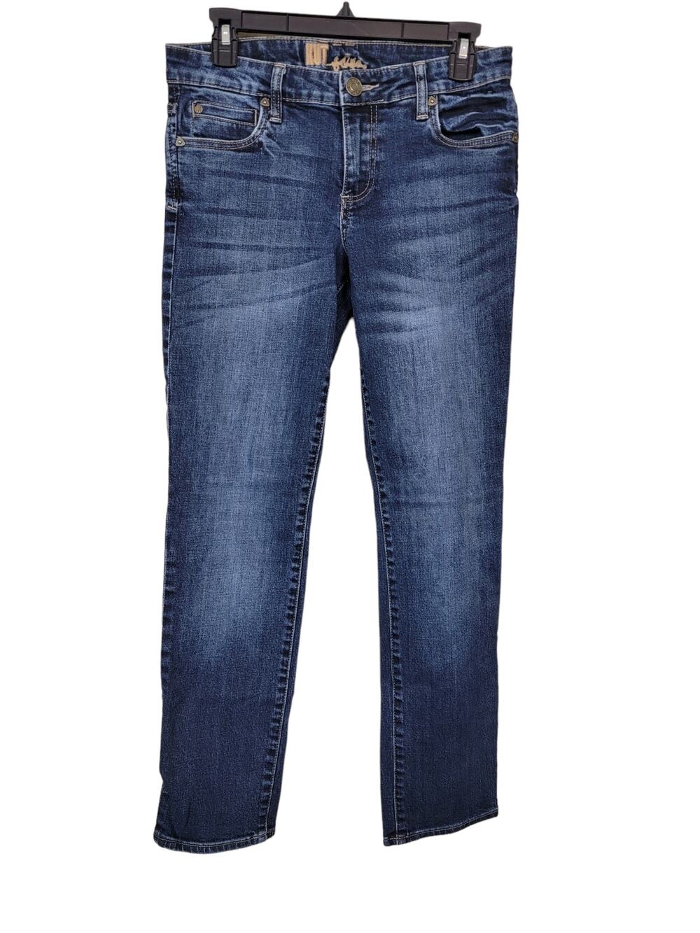 KUT from the Kloth Jeans Women's Size 6 Blue Dark Wash Low Rise 5-Pocket